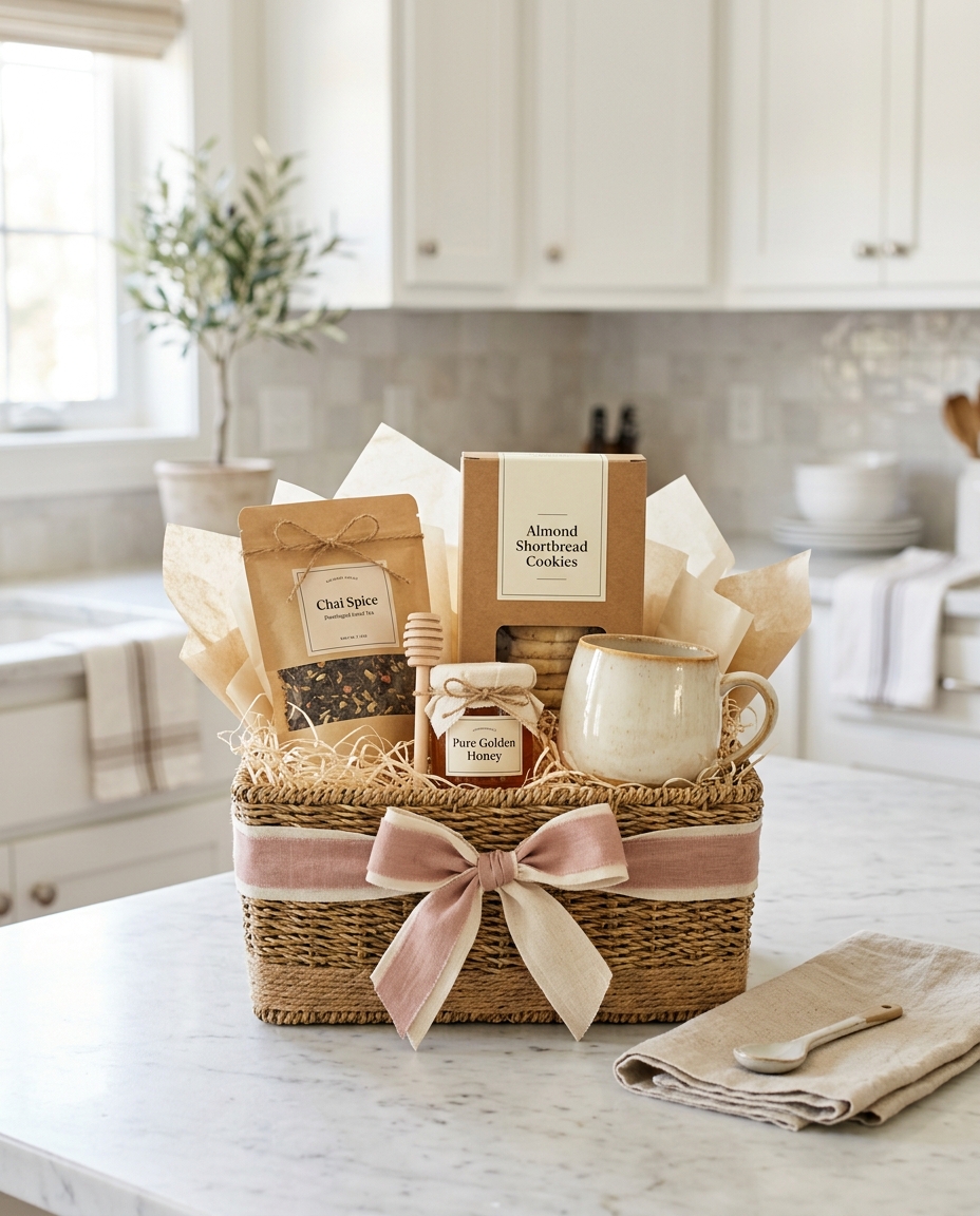 Gift baskets handmade by Serenity Baskets