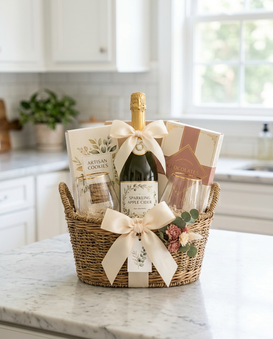 Celebration Toast Basket — gift basket by Serenity Baskets